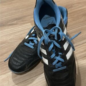 Adidas Black and Blue Athletic Shoes